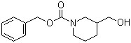 structure of CAS# 39945-51-2, Benzyl 3-(hydroxymethyl)piperidine-1-carboxylate