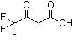 structure of CAS# 400-36-2, 4,4,4-Trifluoro-3-oxobutyric acid