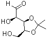 结构式 CAS# 40031-36-5, 3,4-O-(异丙亚基)-L-阿拉伯糖