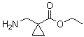 结构式 CAS# 400840-94-0, 1-(氨基甲基)环丙烷羧酸乙酯