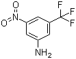 结构式 CAS# 401-94-5, 3-氨基-5-硝基三氟甲苯; 3-硝基-5-三氟甲基苯胺