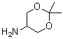 structure of CAS# 40137-24-4, 2,2-Dimethyl-1,3-dioxan-5-amine;5-Amino-2,2-dimethyl-1,3-dioxane