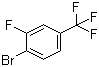 structure of CAS# 40161-54-4, 4-Bromo-3-fluorobenzotrifluoride;1-Bromo-2-fluoro-4-(trifluoromethyl)benzene; 2-Fluoro-4-(trifluoromethyl)bromobenzene