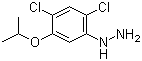结构式 CAS# 40178-22-1, 2,4-二氯-5-异丙氧基苯肼