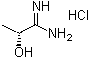 结构式 CAS# 4024-05-9, (2R)-2-羟基丙脒单盐酸盐