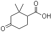 结构式 CAS# 4029-26-9, 2,2-二甲基-4-氧代环己烷羧酸