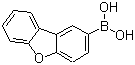 结构式 CAS# 402936-15-6, B-2-二苯并呋喃基硼酸