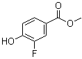 3-Fluoro-4-hydroxybenzoic acid methyl ester molecular structure (CAS 403-01-0)