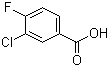 结构式 CAS# 403-16-7, 3-氯-4-氟苯甲酸