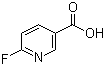 structure of CAS# 403-45-2, 6-Fluoronicotinic acid;6-Fluoropyridine-3-carboxylic acid; 2-Fluoropyridine-5-carboxylic acid