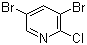 structure of CAS# 40360-47-2, 2-Chloro-3,5-dibromopyridine