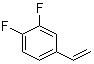 structure of CAS# 405-03-8, 3,4-Difluorostyrene;4-Ethenyl-1,2-difluorobenzene