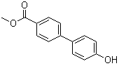structure of CAS# 40501-41-5, 4'-Hydroxy-4-biphenylcarboxylic acid methyl ester;Methyl 4'-hydroxy-1,1'-biphenyl-4-carboxylate; Methyl 4'-hydroxy-4-biphenylcarboxylate