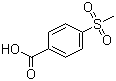 structure of CAS# 4052-30-6, 4-Methylsulphonylbenzoic acid;4-(Methylsulfonyl)benzoic acid; p-Methylsulfonylbenzoic acid