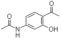 结构式 CAS# 40547-58-8, N-(4-乙酰基-3-羟基苯基)乙酰胺