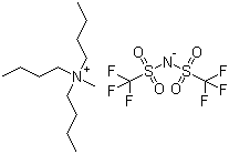 结构式 CAS# 405514-94-5, 三正丁基甲铵双(三氟甲磺酰)亚胺盐