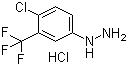 结构式 CAS# 40566-70-9, [4-氯-3-(三氟甲基)苯基]肼盐酸盐