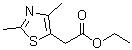 structure of CAS# 405921-41-7, 2,4-Dimethyl-5-thiazoleacetic acid ethyl ester