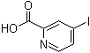 结构式 CAS# 405939-79-9, 4-碘-2-吡啶羧酸