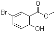 5-溴水杨酸甲酯分子结构 (CAS 4068-76-2)