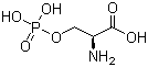 结构式 CAS# 407-41-0, L-O-磷酸丝氨酸