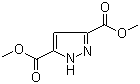 结构式 CAS# 4077-76-3, 1H-吡唑-3,5-二羧酸二甲酯