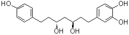 结构式 CAS# 408324-00-5, 4-[(3R,5R)-3,5-二羟基-7-(4-羟基苯基)庚基]-1,2-苯二酚