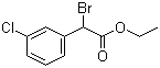 结构式 CAS# 41024-33-3, 2-溴-2-(3-氯苯基)乙酸乙酯