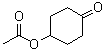 structure of CAS# 41043-88-3, 4-Acetoxycyclohexanone;4-(Acetyloxy)cyclohexanone