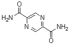 structure of CAS# 41110-27-4, 2,5-Pyrazinedicarboxamide;Pyrazine-2,5-dicarboxylic acid diamide