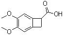 structure of CAS# 41234-23-5, 4,5-Dimethoxybenzocyclobutene-1-carboxylic acid;3,4-Dimethoxybicyclo[4.2.0]octa-1,3,5-triene-7-carboxylic acid