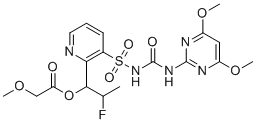 结构式 CAS# 412928-75-7, 氟吡磺隆