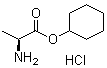 结构式 CAS# 41324-79-2, L-丙氨酸环己酯盐酸盐