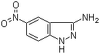 结构式 CAS# 41339-17-7, 3-氨基-5-硝基吲唑