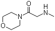 结构式 CAS# 41458-73-5, 4-[(甲基氨基)乙酰基]吗啉