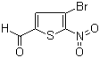 结构式 CAS# 41498-07-1, 4-溴-5-硝基噻吩-2-甲醛