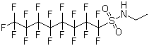 structure of CAS# 4151-50-2, Sulfluramid;N-Ethyl perfluorooctanesulfonamide; N-Ethyl-1,1,2,2,3,3,4,4,5,5,6,6,7,7,8,8,8-heptadecafluoro-octanesulfonamide