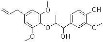 structure of CAS# 41535-95-9, ethyl]-4-hydroxy-3-methoxybenzenemethanol