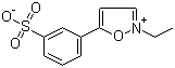structure of CAS# 4156-16-5, 2-Ethyl-5-phenylisoxazolium-3'-sulfonate;Woodward's reagent K