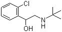 structure of CAS# 41570-61-0, Tulobuterol;alpha-[(tert-Butylamino)methyl]-o-chlorobenzyl alcohol