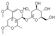 结构式 CAS# 41679-97-4, 7-O-甲基莫罗忍冬甙