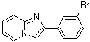 结构式 CAS# 419557-33-8, 2-(3-溴苯基)咪唑并[1,2-a]吡啶
