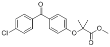 structure of CAS# 42019-07-8, Fenofibrate EP Impurity D;Fenofibrateepimpurityd