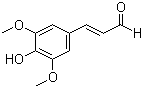 structure of CAS# 4206-58-0, Sinapaldehyde;(E)-3,5-Dimethoxy-4-hydroxyphenylpropenaldehyde; Sinapic aldehyde; Sinapyl aldehyde; trans-Sinapaldehyde