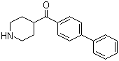 structure of CAS# 42060-83-3, Biphenyl-4-yl piperidin-4-yl methanone;[1,1'-Biphenyl]-4-yl 4-piperidinyl methanone