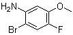 结构式 CAS# 420786-92-1, 2-溴-4-氟-5-甲氧基苯胺