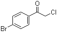 structure of CAS# 4209-02-3, 2-Chloro-4'-bromoacetophenone;1-(4-Bromophenyl)-2-chloroethan-1-one
