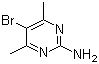 结构式 CAS# 4214-57-7, 2-氨基-5-溴-4,6-二甲基嘧啶