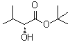 结构式 CAS# 4216-96-0, (R)-2-羟基-3-甲基丁酸叔丁酯