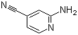 结构式 CAS# 42182-27-4, 2-氨基-4-氰基吡啶